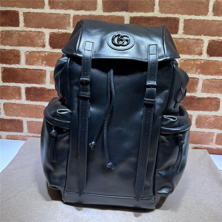 Replica Gucci Backpack With Tonal Double G 725657 AABDD 1000 (2)