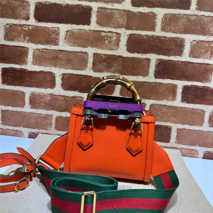 Replica Gucci Diana Mini Tote Bag 702732 U3ZDT 8882 (4)