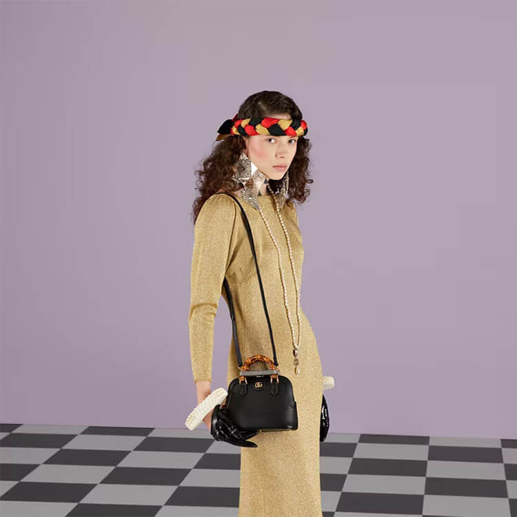 Replica Gucci Diana Mini Tote Bag 715775 DJ24G 1092 (7)