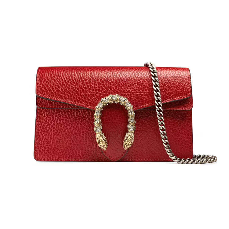 Replica Gucci Dionysus Leather Super Mini Bag 476432 CAOGX 8990 (1)