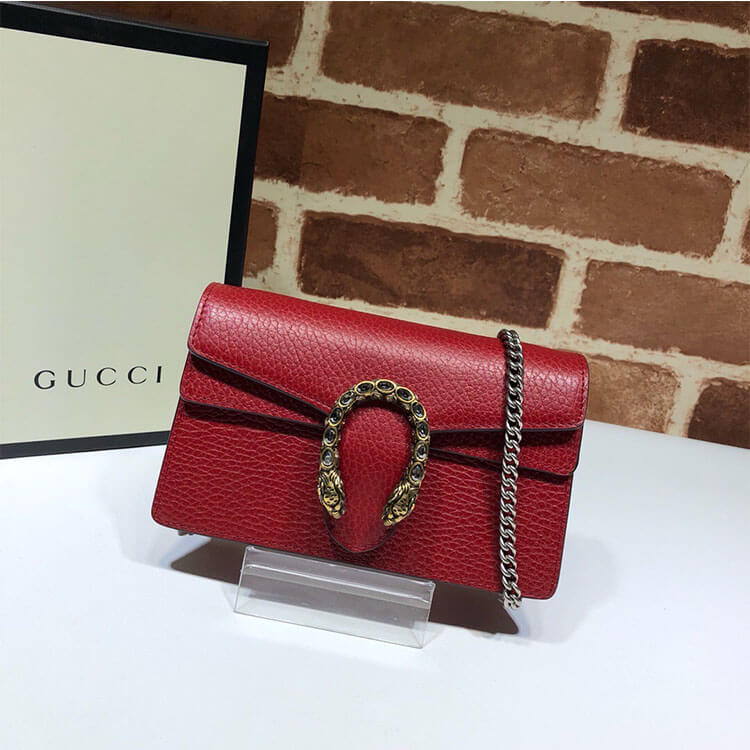 Replica Gucci Dionysus Leather Super Mini Bag 476432 CAOGX 8990 (2)