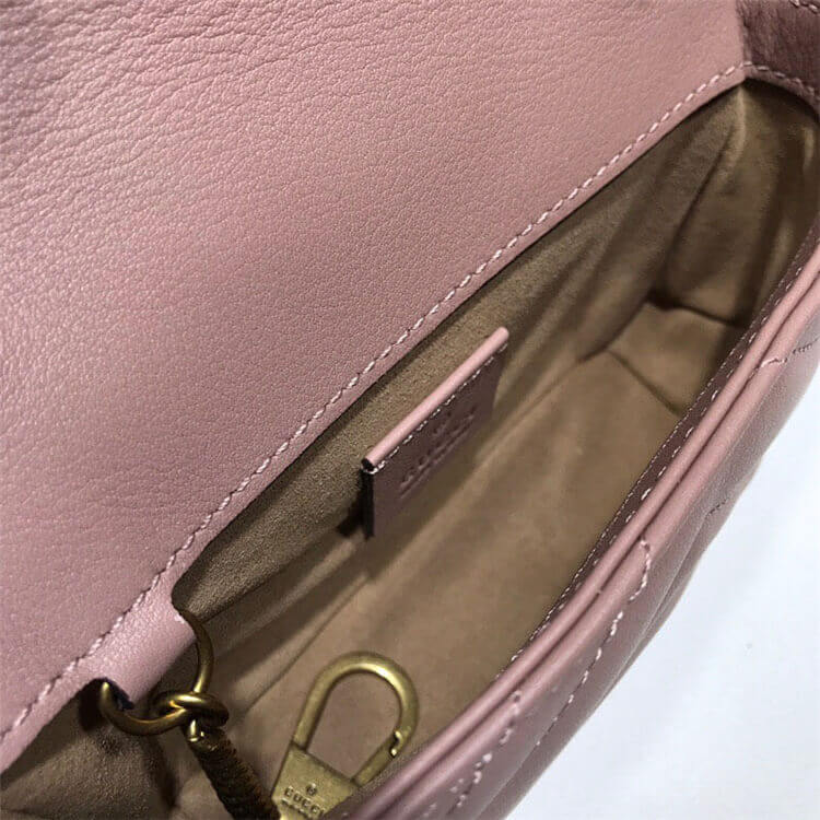 Replica Gucci GG Marmont Matelasse Leather Super Mini Bag 476433 DTDCT 5729 (5)