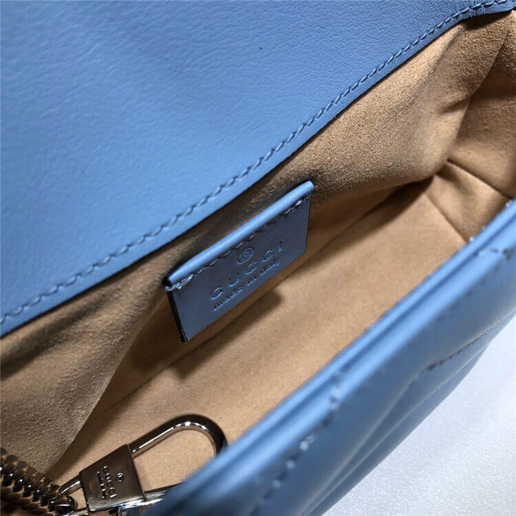 Replica Gucci GG Marmont Matelasse Leather Super Mini Bag 476433 DTDCT 5729 (6)