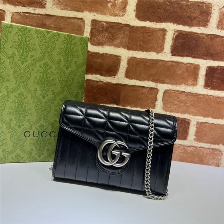 Replica Gucci GG Marmont Mini Bag 474575 DTD5N 1000 (2)