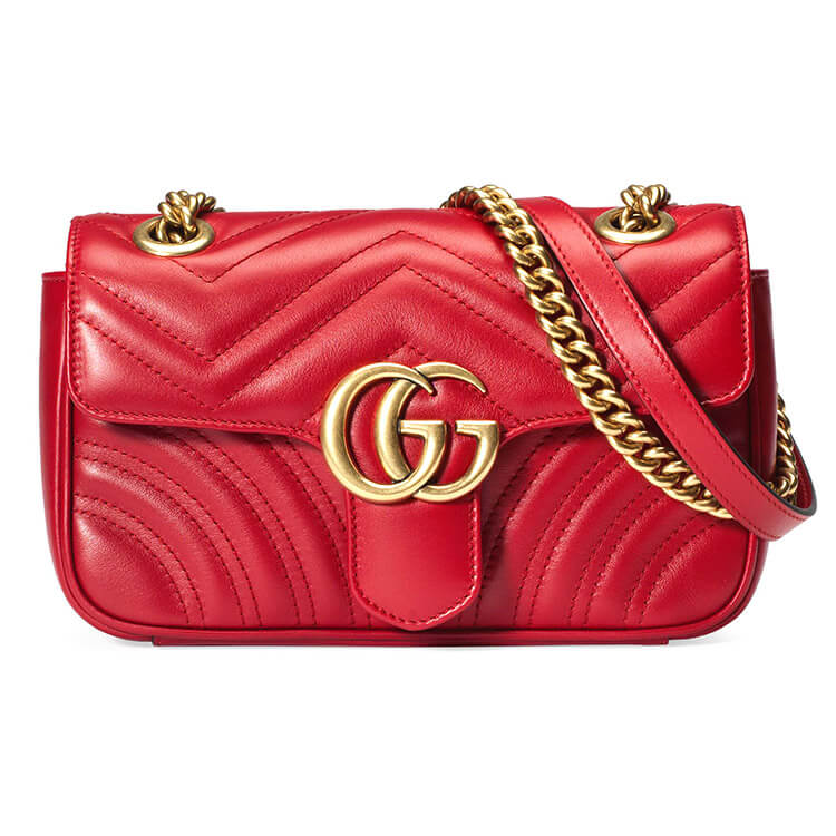 Replica Gucci GG Marmont Mini Matelasse Shoulder Bag 446744 DTDIT 6433 (1)