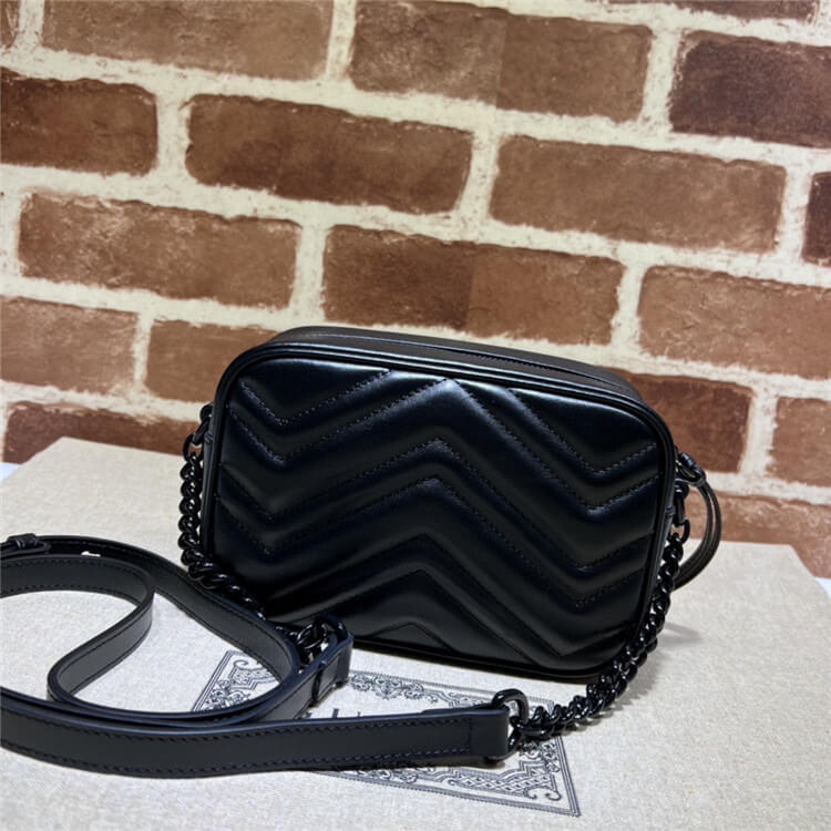 Replica Gucci GG Marmont Mini Shoulder Bag 634936 DTDHV 1000 (4)