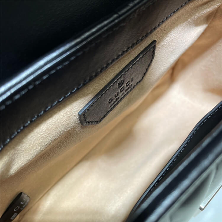 Replica Gucci GG Marmont Mini Top Handle Bag 583571 UM8AN 1000 (6)