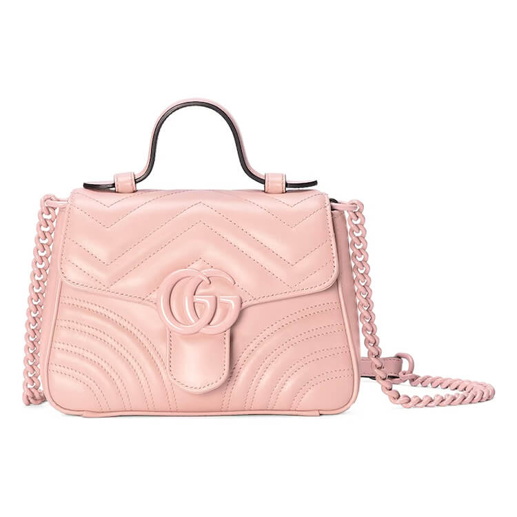 Replica Gucci GG Marmont Mini Top Handle Bag 702563 DAAAH 5909 (1)