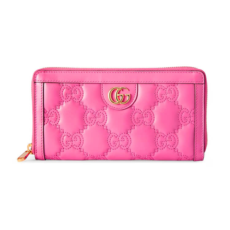 Replica Gucci GG Matelasse Zip-around Wallet 723784 UM8IG 6627 (1)
