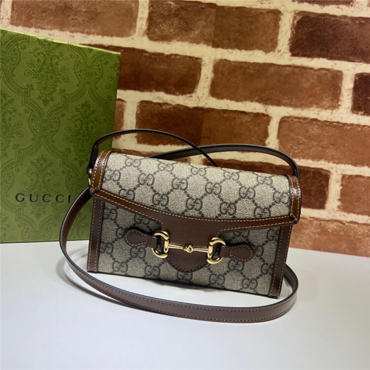 Replica Gucci Horsebit 1955 Jumbo GG Mini Bag 699296 92TCG 8563 (2)