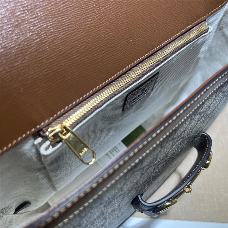 Replica Gucci Horsebit 1955 Shoulder Bag 700457 HUHHG 8565 (7)