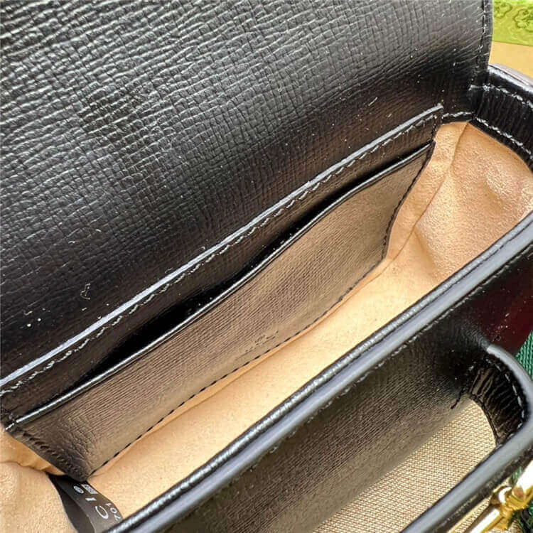 Replica Gucci Horsebit 1955 Strap Wallet 699760 18YSG 1060 (5)