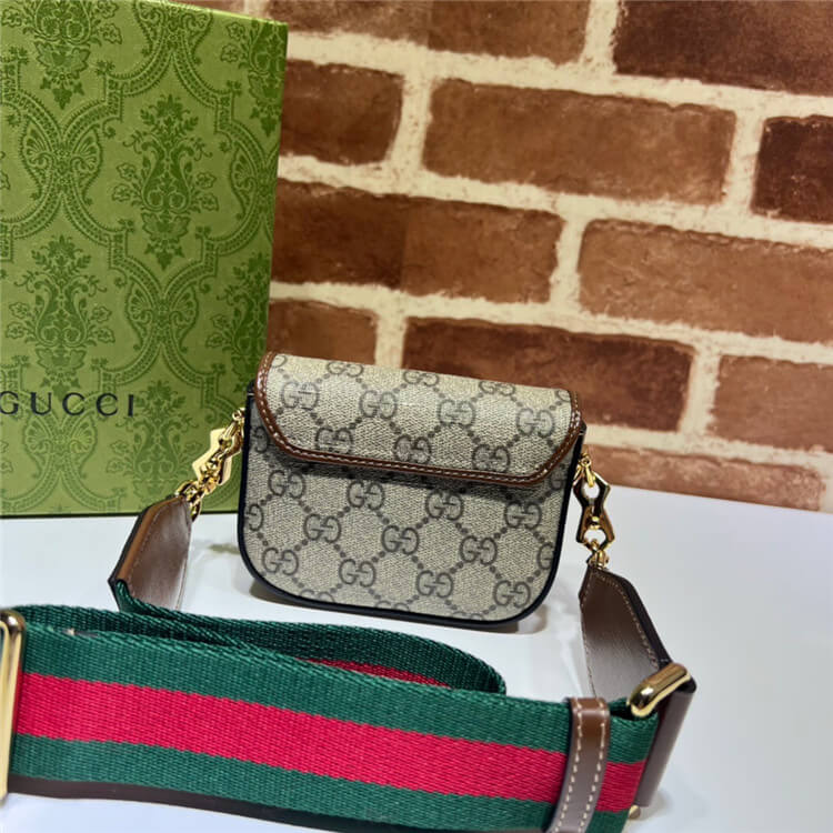 Replica Gucci Horsebit 1955 Strap Wallet 699760 HUHHG 8565 (3)