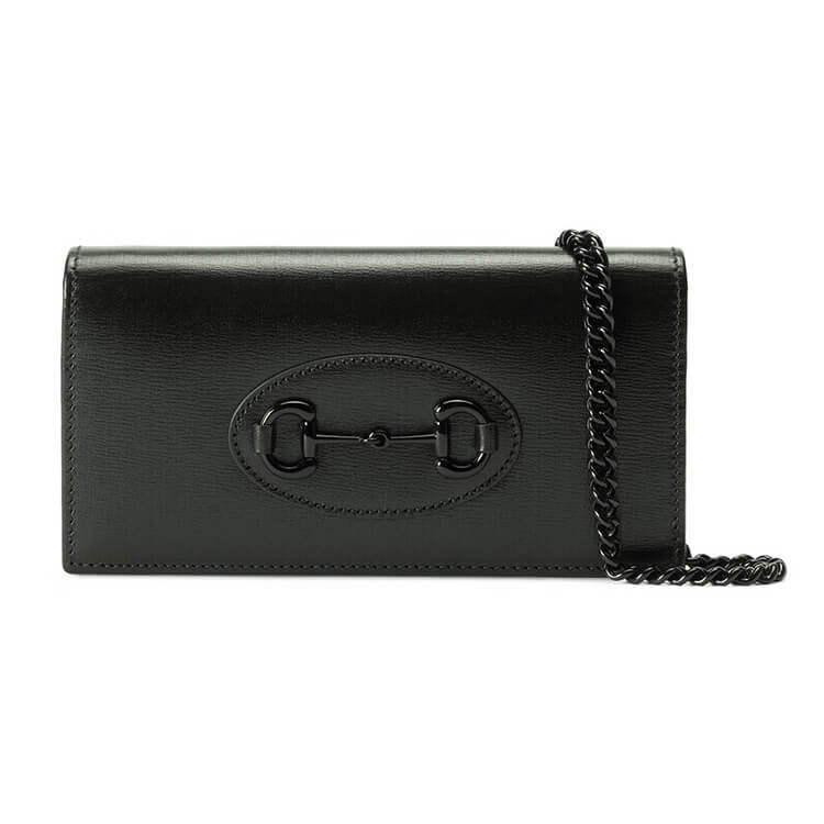 Replica Gucci Horsebit 1955 Wallet With Chain 621892 1AAJ8 1000 (1)