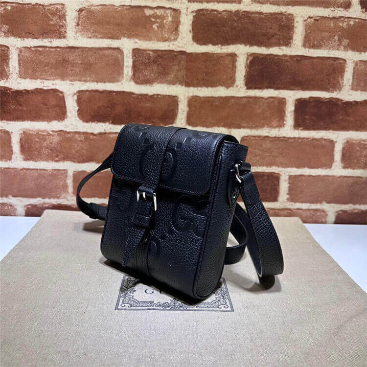 Replica Gucci Jumbo GG Small Messenger Bag 760235 AABY0 1000 (3)