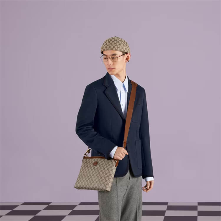 Replica Gucci Messenger Bag With Interlocking G 726833 92THG 8563 (7)