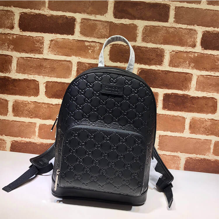 Replica Gucci Signature Leather Backpack 450967 CWCQN 1000 (2)