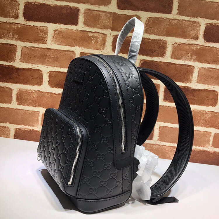 Replica Gucci Signature Leather Backpack 450967 CWCQN 1000 (3)