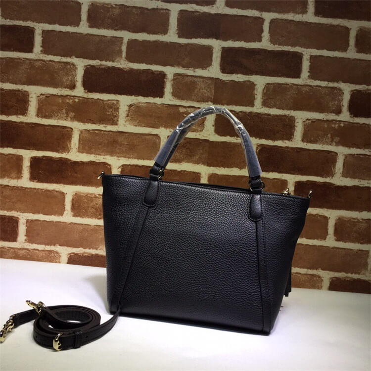 Replica Gucci Soho Leather Top Handle Bag 369176 A7M0G 1000 (4)