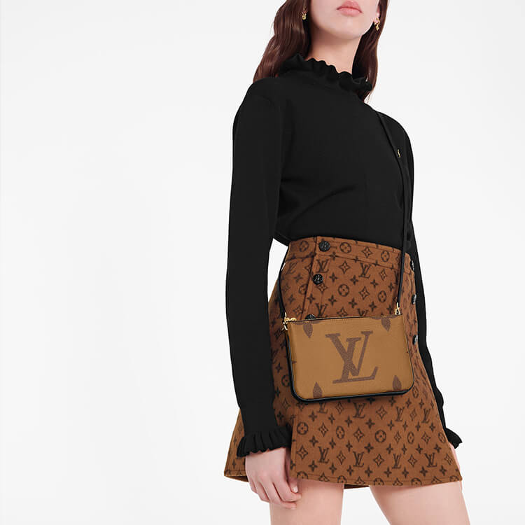 Replica LV Double Zip Pochette M69203 (6)