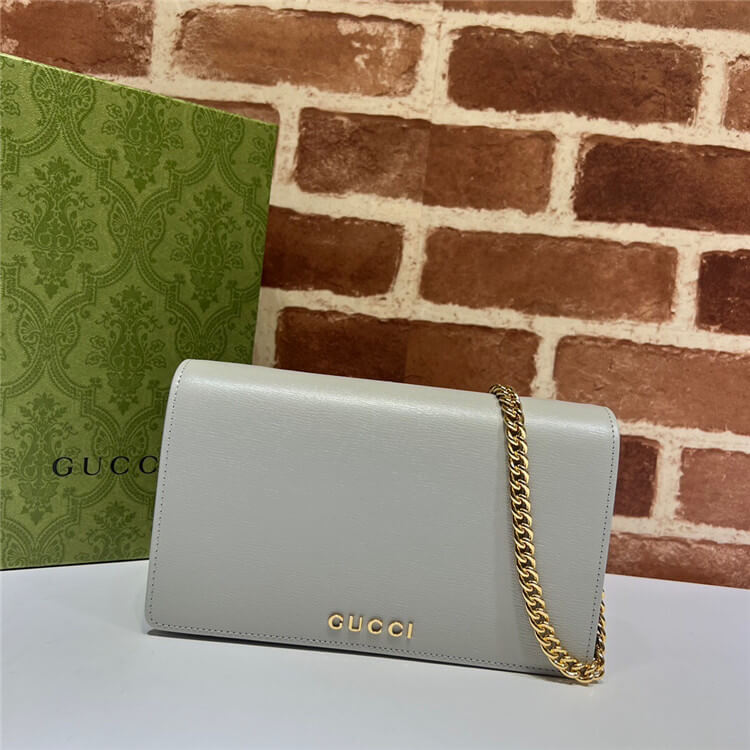 Replica Gucci Chain Wallet With Gucci Script 772643 0OP0N 1440 (3)
