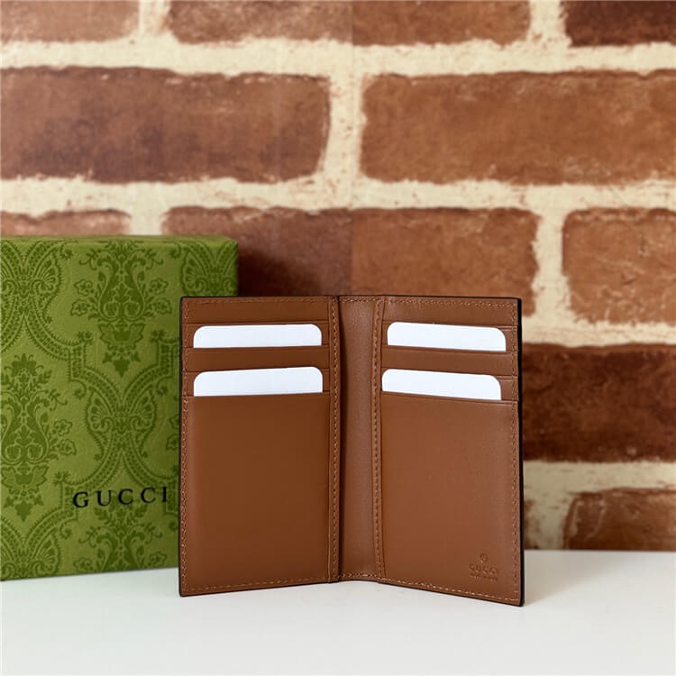 Replica Gucci GG Emblem Bi-Fold Card Case 821209 FAED0 9786 (4)