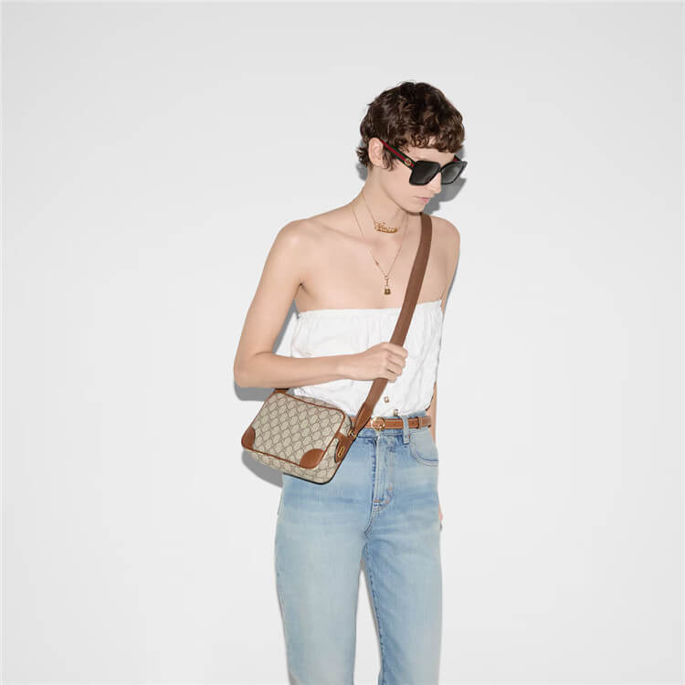 Replica Gucci GG Emblem Embossed Super Mini Bag 821216 FAED3 9786 (8)