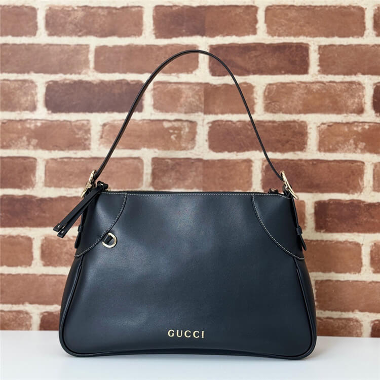Replica Gucci GG Emblem Large Shoulder Bag 815217 AAEC2 1000 (2)