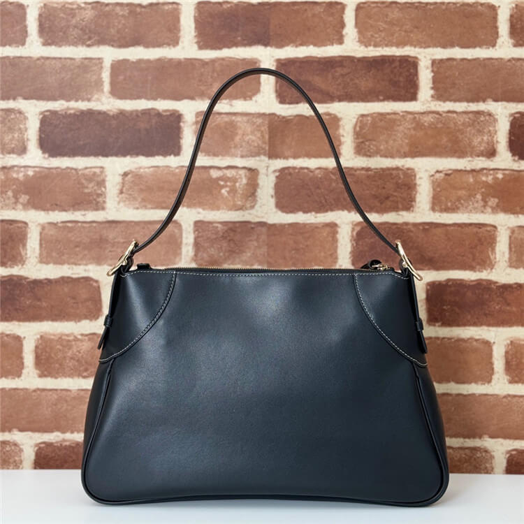 Replica Gucci GG Emblem Large Shoulder Bag 815217 AAEC2 1000 (4)