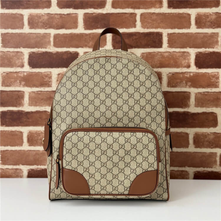 Replica Gucci GG Emblem Medium Backpack 821159 FAED3 9786 (2)