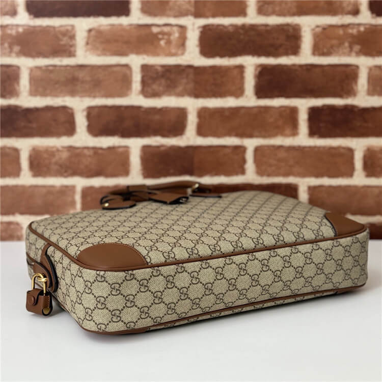 Replica Gucci GG Emblem Medium Briefcase 821149 FAED3 9786 (5)