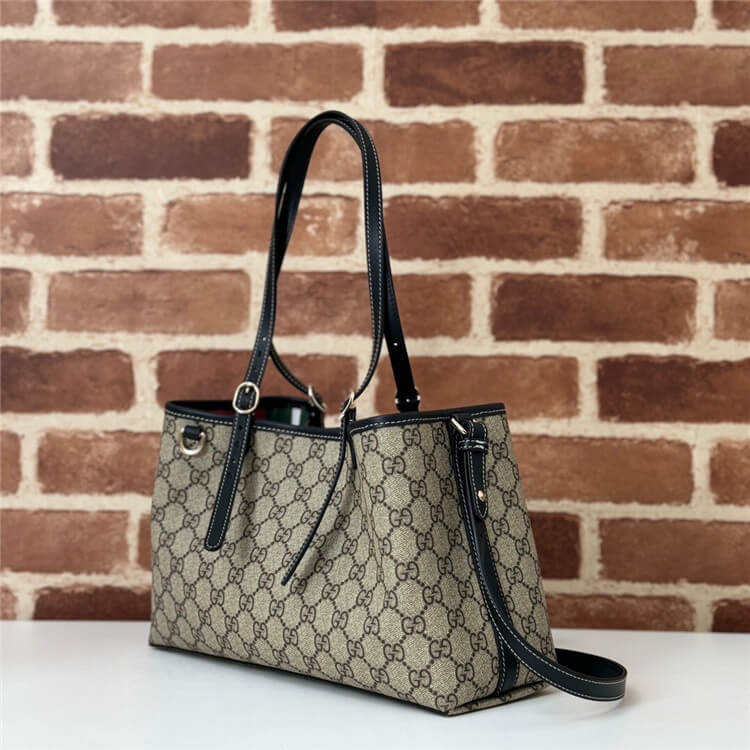 Replica Gucci GG Emblem Small Tote Bag 815214 FAD6L 9741 (3)