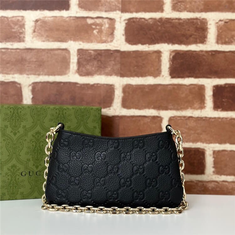 Replica Gucci GG Emblem Super Mini Bag 815278 AAEEM 1000 (4)