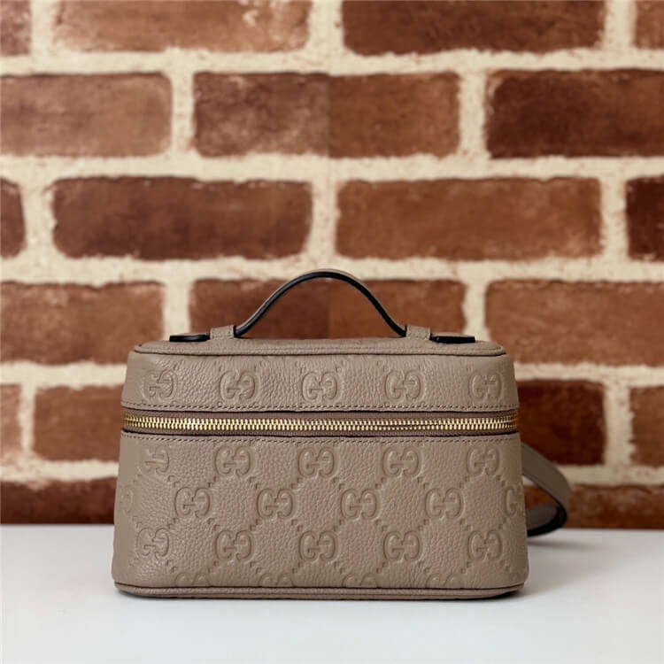 Replica Gucci GG Emblem Super Mini Bag 815949 AAEEM 1523 (2)