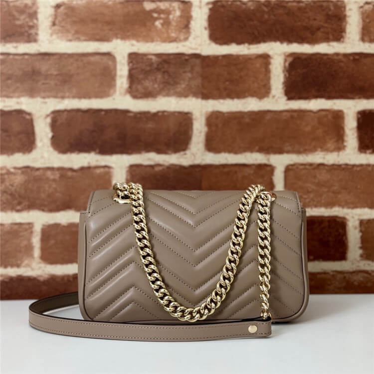 Replica Gucci GG Marmont Mini Shoulder Bag 446744 AAER0 1523 (4)