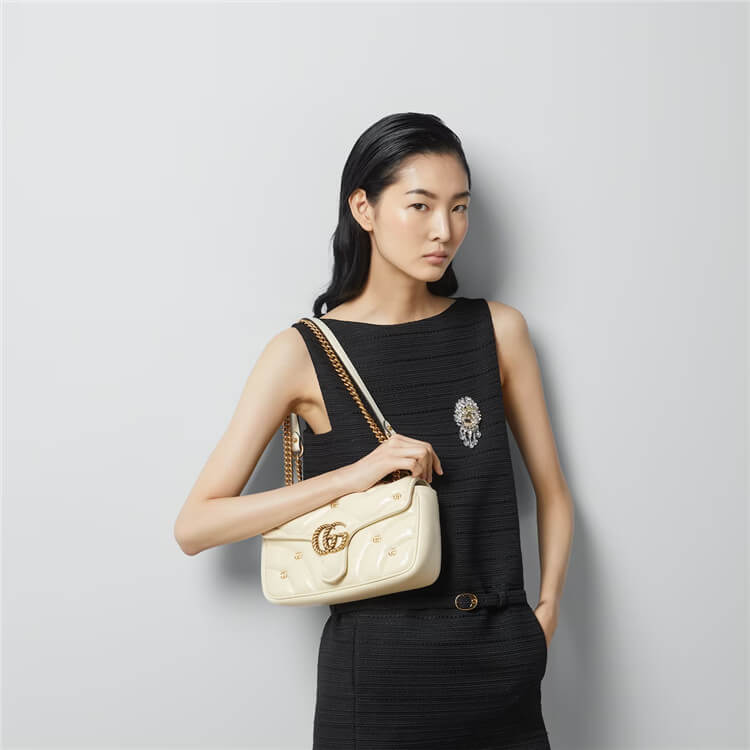 Replica Gucci GG Marmont Small Shoulder Bag 443497 AACPG 1000 443497 AACPG 1000 (7)