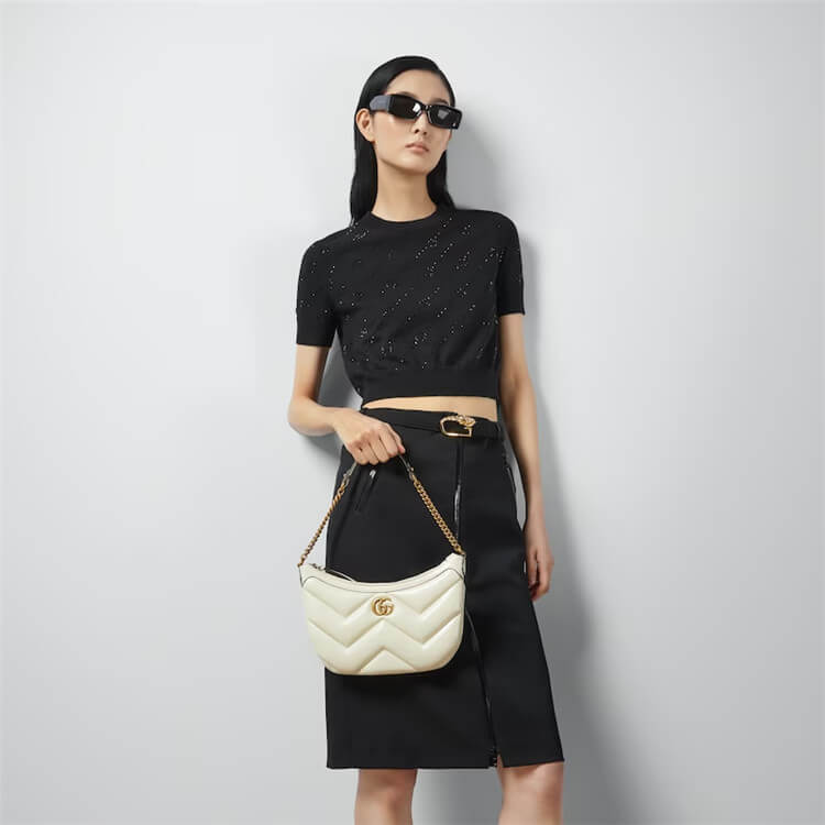 Replica Gucci GG Marmont Small Shoulder Bag 777263 AAC74 9206 (7)