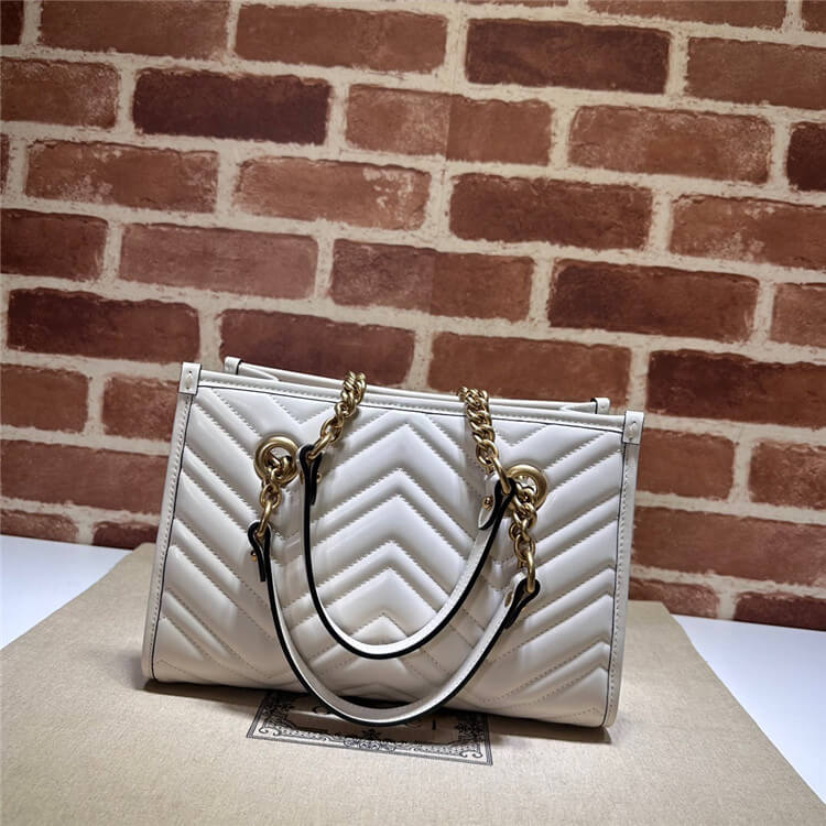 Replica Gucci GG Marmont Small Tote 779727 AABZB 9022 (4)