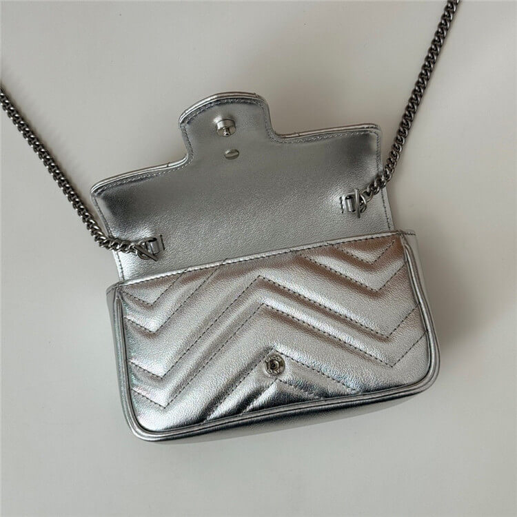 Replica Gucci GG Marmont Super Mini Bag 476433 AAESE 8106 (5)