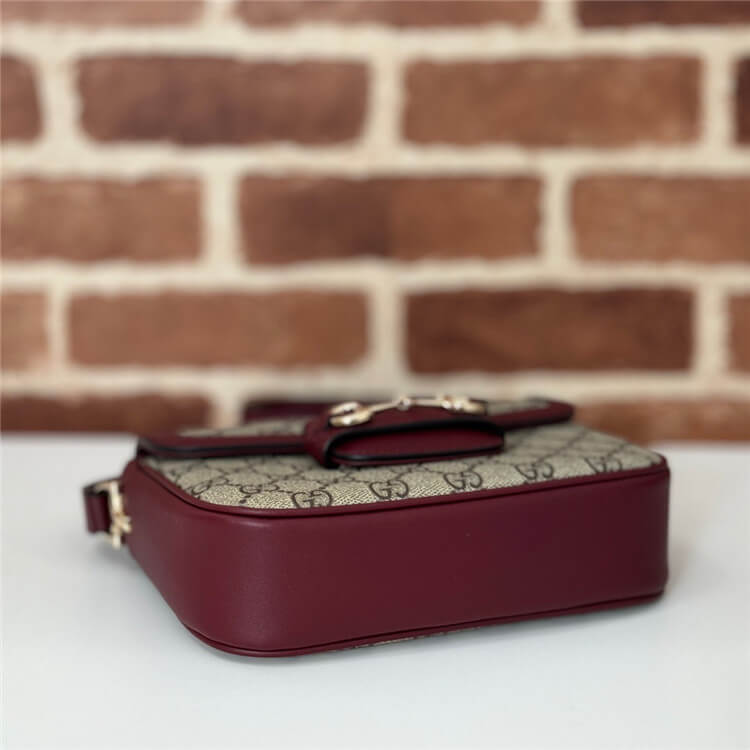 Replica Gucci Horsebit 1955 Mini Shoulder Bag 815205 FAD6M 8759 (5)