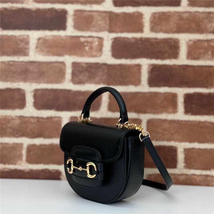 Replica Gucci Horsebit 1955 Mini Top Handle Bag 781387 1AAQD 1000 (3)