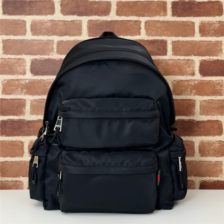 Replica Gucci Large Backpack With Gucci Logo 800182 FADR6 1058 (2)