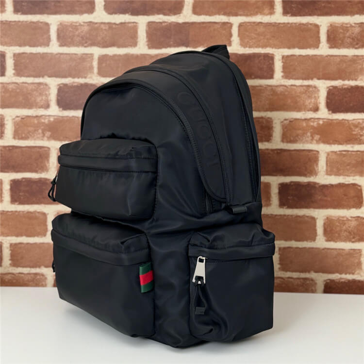 Replica Gucci Large Backpack With Gucci Logo 800182 FADR6 1058 (3)