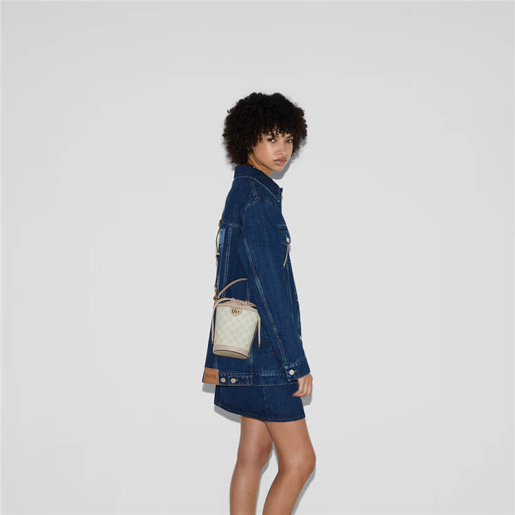 Replica Gucci Ophidia Mini Bucket Bag 760199 FADMG 9795 (9)