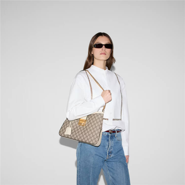 Replica Gucci Padlock GG Medium Shoulder Bag 795113 KHNKG 9761 (7)