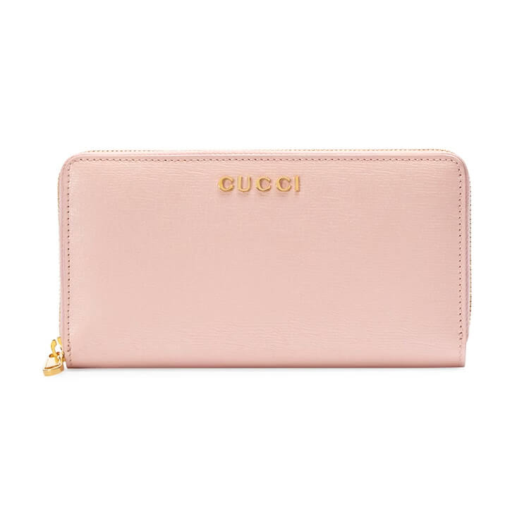 Replica Gucci Zip Around Wallet With Gucci Script 772642 0OP0N 5909 (1)