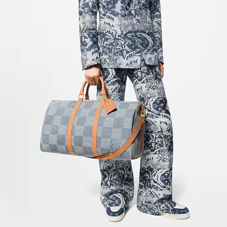 Replica LV Keepall Bandoulière 50 N40739 (7)