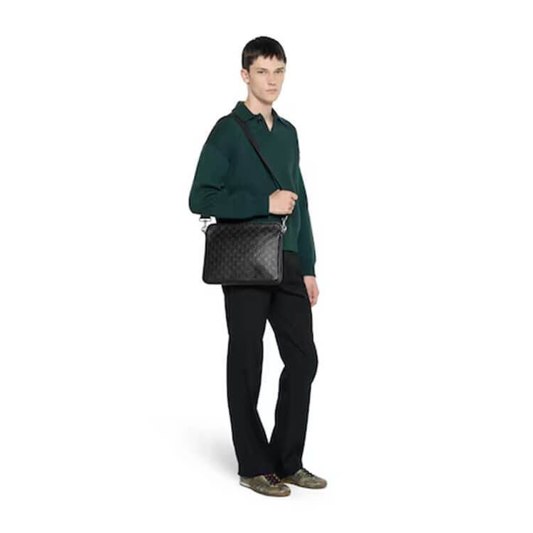 Replica Gucci GG Emblem Medium Crossbody Bag 850214 AAFOM 1053 (7)