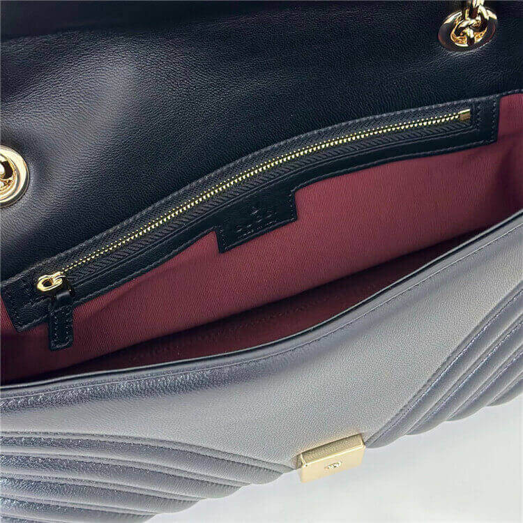 Replica Gucci GG Marmont Medium Shoulder Bag 837267 AAE38 1000 (6)