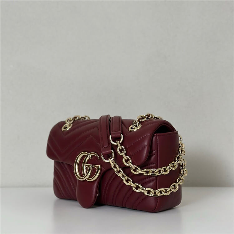 Replica Gucci GG Marmont Small Shoulder Bag 837280 AAE38 6207 (3)